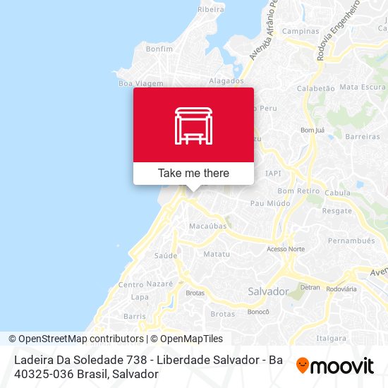 Ladeira Da Soledade 738 - Liberdade Salvador - Ba 40325-036 Brasil map