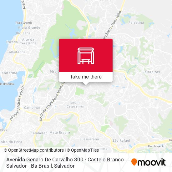 Mapa Avenida Genaro De Carvalho 300 - Castelo Branco Salvador - Ba Brasil