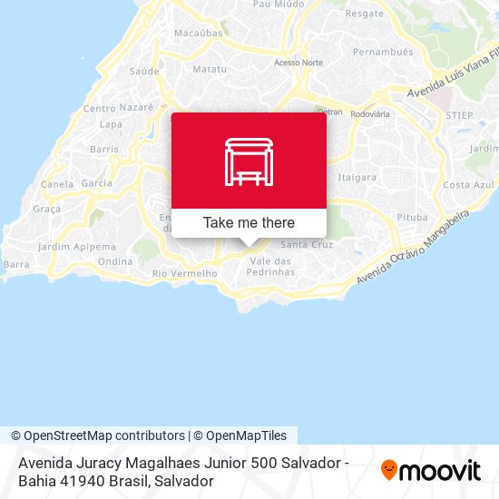 Avenida Juracy Magalhaes Junior 500 Salvador - Bahia 41940 Brasil map