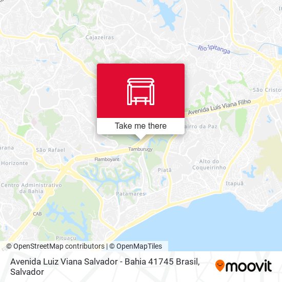 Avenida Luiz Viana Salvador - Bahia 41745 Brasil map