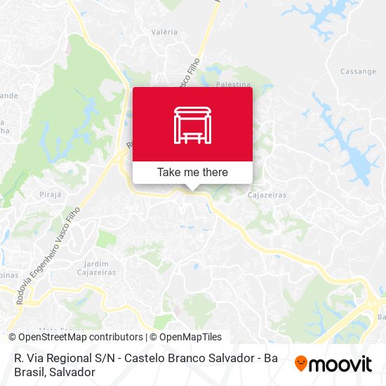 Mapa R. Via Regional S / N - Castelo Branco Salvador - Ba Brasil