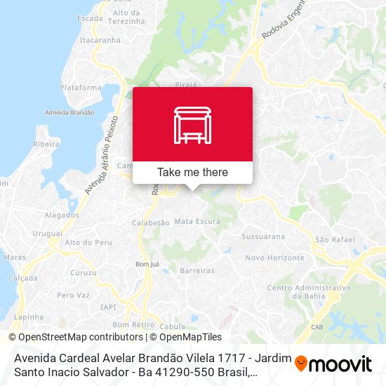 Avenida Cardeal Avelar Brandão Vilela 1717 - Jardim Santo Inacio Salvador - Ba 41290-550 Brasil map