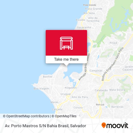 Mapa Av. Porto Mastros S / N Bahia Brasil