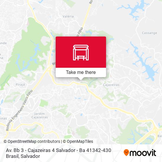Av. Bb 3 - Cajazeiras 4 Salvador - Ba 41342-430 Brasil map