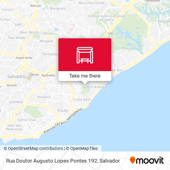 Rua Doutor Augusto Lopes Pontes 192 map