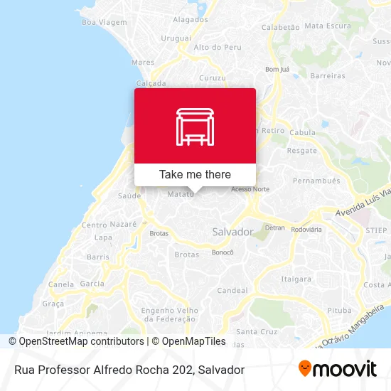 Rua Professor Alfredo Rocha 202 map