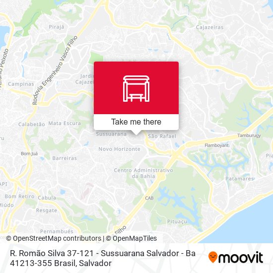 Mapa R. Romão Silva 37-121 - Sussuarana Salvador - Ba 41213-355 Brasil
