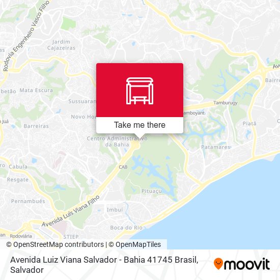 Avenida Luiz Viana Salvador - Bahia 41745 Brasil map
