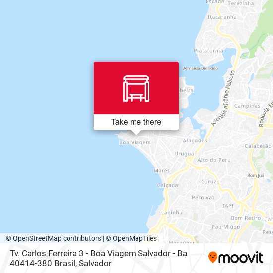 Mapa Tv. Carlos Ferreira 3 - Boa Viagem Salvador - Ba 40414-380 Brasil