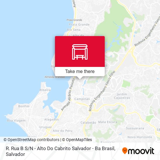 Mapa R. Rua B S / N - Alto Do Cabrito Salvador - Ba Brasil