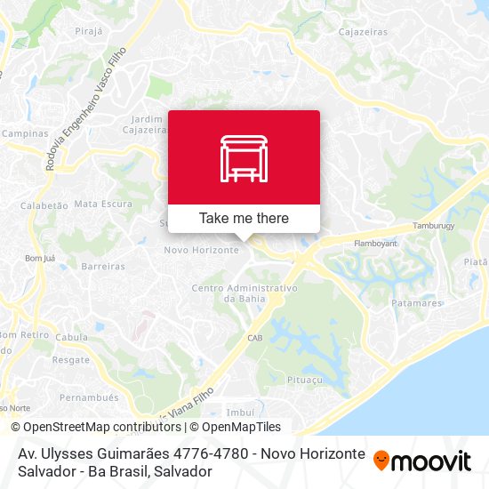 Av. Ulysses Guimarães 4776-4780 - Novo Horizonte Salvador - Ba Brasil map