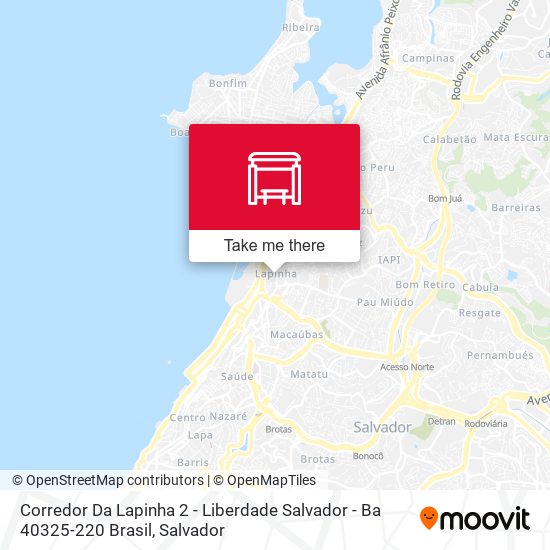 Corredor Da Lapinha 2 - Liberdade Salvador - Ba 40325-220 Brasil map