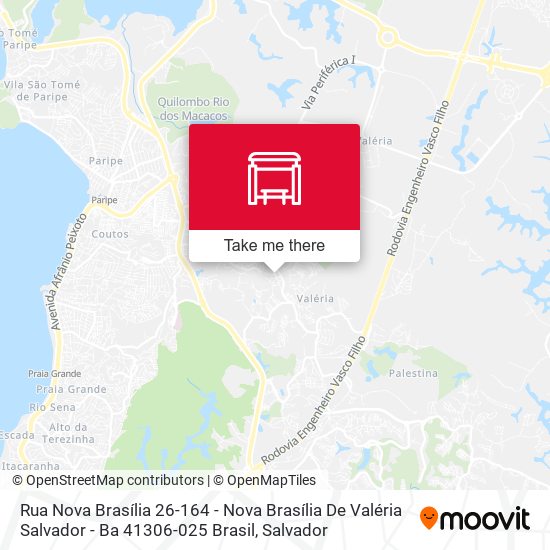 Rua Nova Brasília 26-164 - Nova Brasília De Valéria Salvador - Ba 41306-025 Brasil map