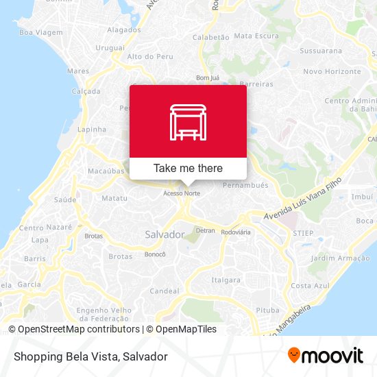 Mapa Shopping Bela Vista