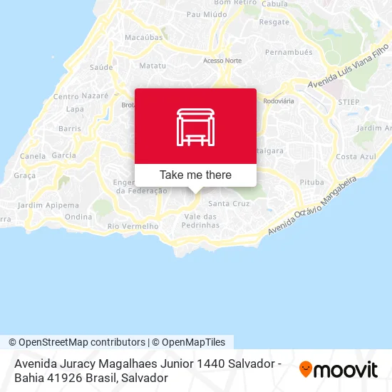 Avenida Juracy Magalhaes Junior 1440 Salvador - Bahia 41926 Brasil map