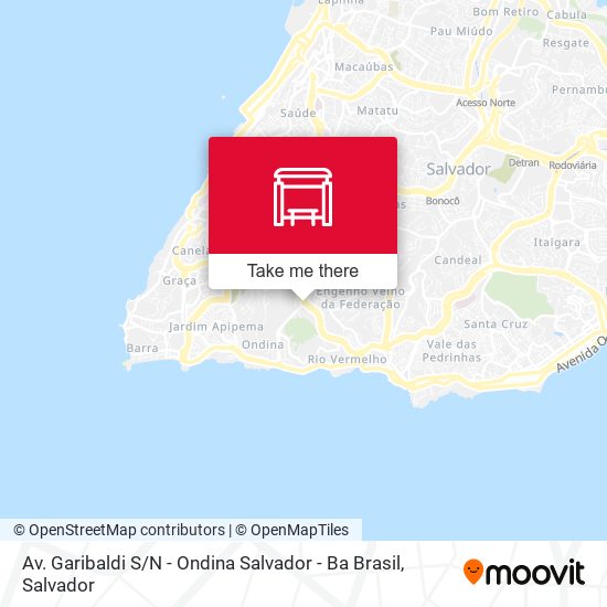 Av. Garibaldi S / N - Ondina Salvador - Ba Brasil map