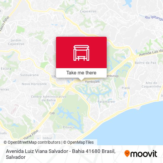 Avenida Luiz Viana Salvador - Bahia 41680 Brasil map