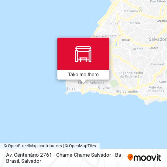 Av. Centenário 2761 - Chame-Chame Salvador - Ba Brasil map