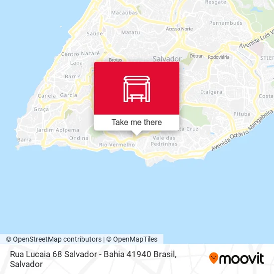 Rua Lucaia 68 Salvador - Bahia 41940 Brasil map