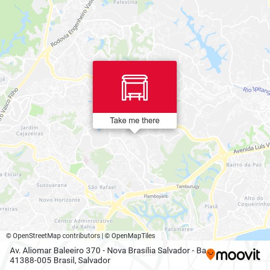 Mapa Av. Aliomar Baleeiro 370 - Nova Brasília Salvador - Ba 41388-005 Brasil