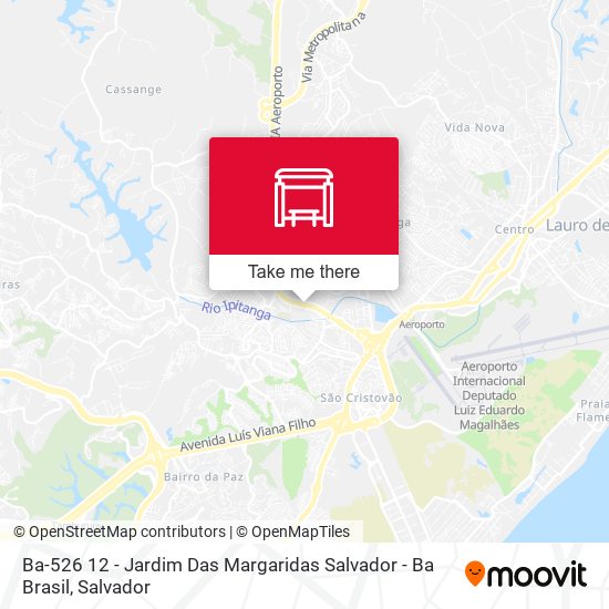 Mapa Ba-526 12 - Jardim Das Margaridas Salvador - Ba Brasil