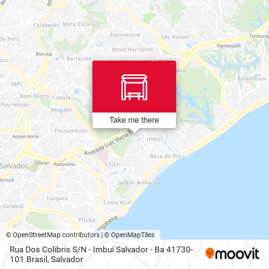 Rua Dos Colibris S / N - Imbuí Salvador - Ba 41730-101 Brasil map