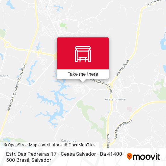 Mapa Estr. Das Pedreiras 17 - Ceasa Salvador - Ba 41400-500 Brasil