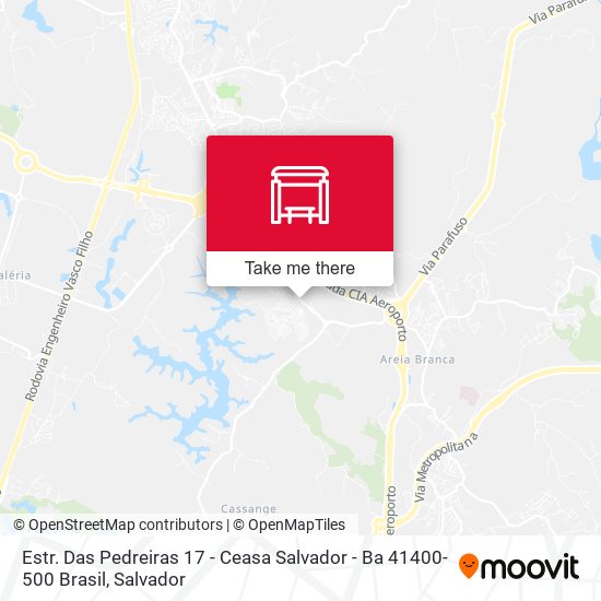 Estr. Das Pedreiras 17 - Ceasa Salvador - Ba 41400-500 Brasil map