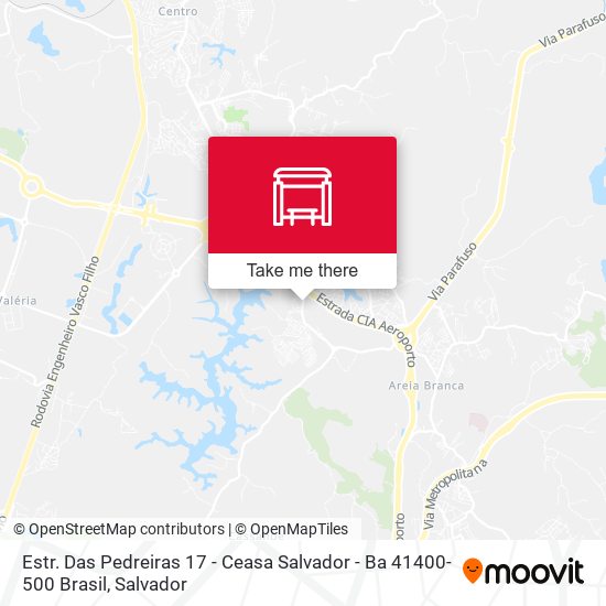 Estr. Das Pedreiras 17 - Ceasa Salvador - Ba 41400-500 Brasil map