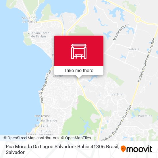 Rua Morada Da Lagoa Salvador - Bahia 41306 Brasil map