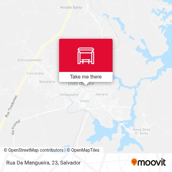 Rua Da Mangueira, 23 map