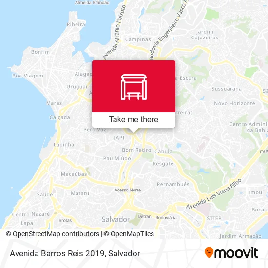 Avenida Barros Reis 2019 map