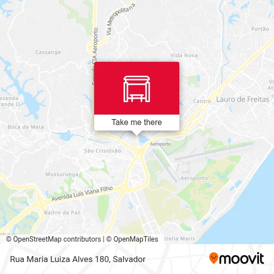 Rua Maria Luiza Alves 180 map