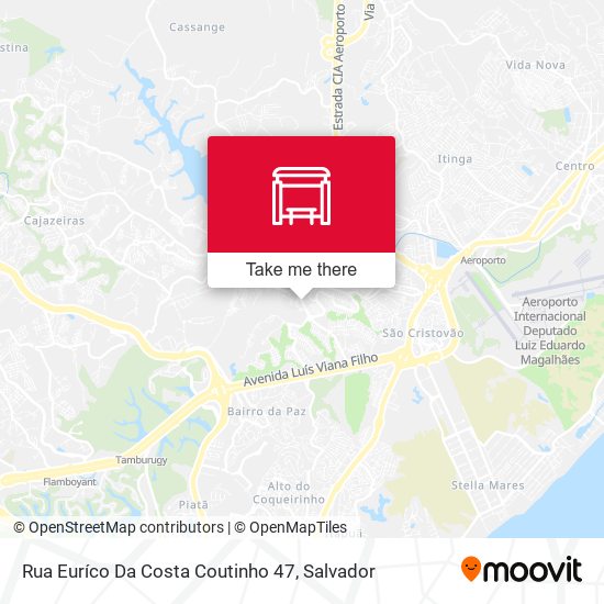 Mapa Rua Euríco Da Costa Coutinho 47