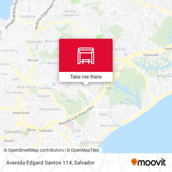 Avenida Edgard Santos 114 map