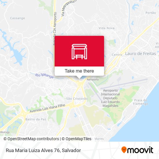 Mapa Rua Maria Luiza Alves 76