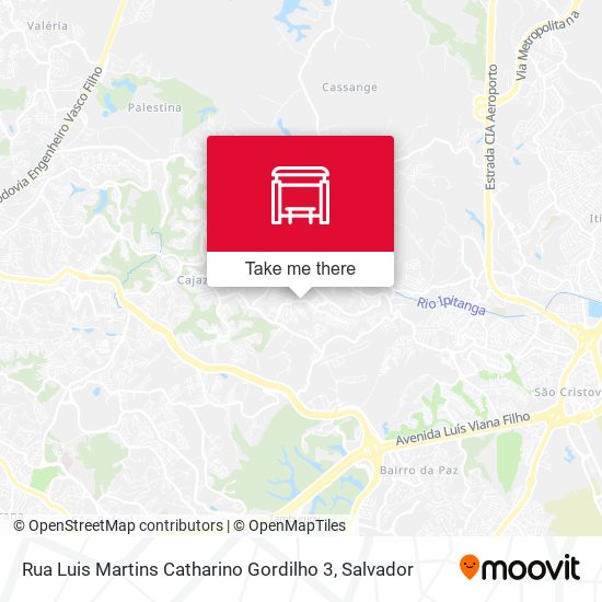 Mapa Rua Luis Martins Catharino Gordilho 3