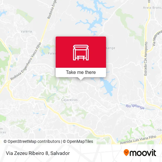 Via Zezeu Ribeiro 8 map