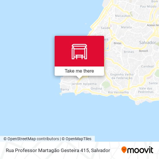 Mapa Rua Professor Martagão Gesteira 415