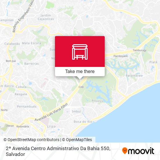 2ª Avenida Centro Administrativo Da Bahia 550 map