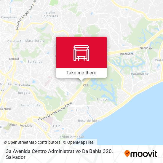 3a Avenida Centro Administrativo Da Bahia 320 map