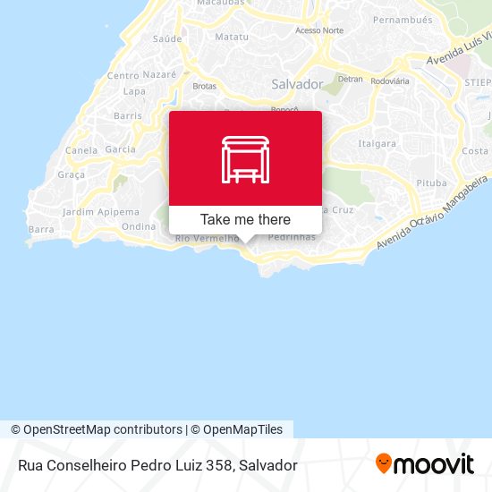 Mapa Rua Conselheiro Pedro Luiz 358