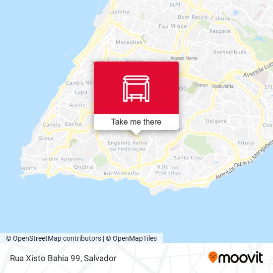 Mapa Rua Xisto Bahia 99