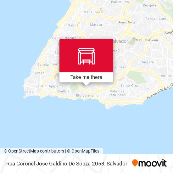 Mapa Rua Coronel José Galdino De Souza 2058