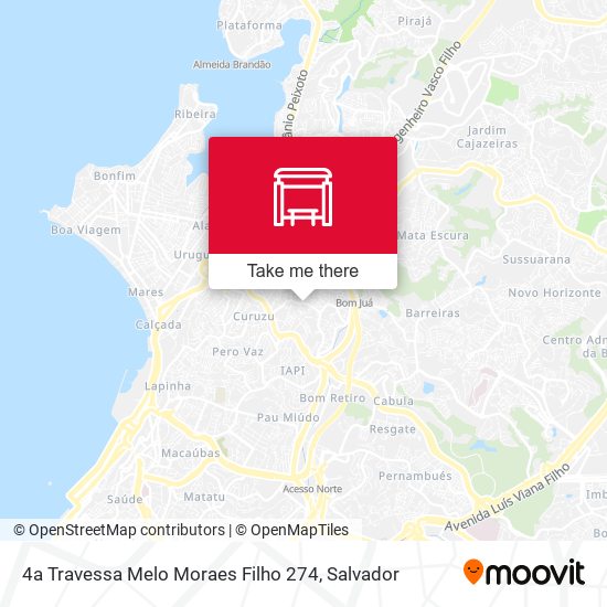 Mapa 4a Travessa Melo Moraes Filho 274