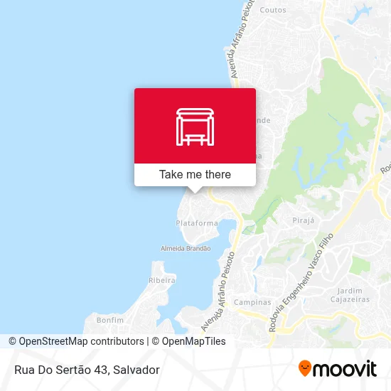 Rua Do Sertão 43 map