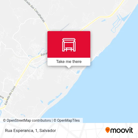 Rua Esperanca, 1 map