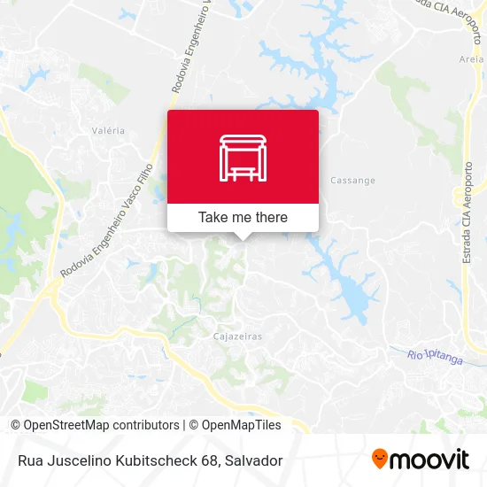 Rua Juscelino Kubitscheck 68 map