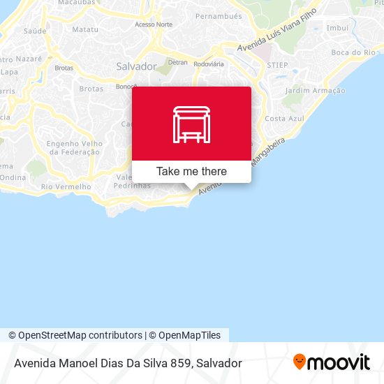 Avenida Manoel Dias Da Silva 859 map