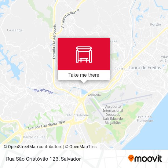 Rua São Cristóvão 123 map